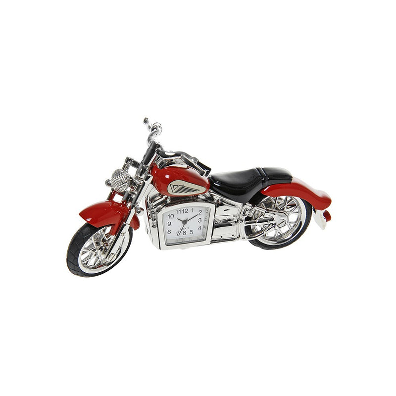 Techno Clock - Red Classic Motorbike
