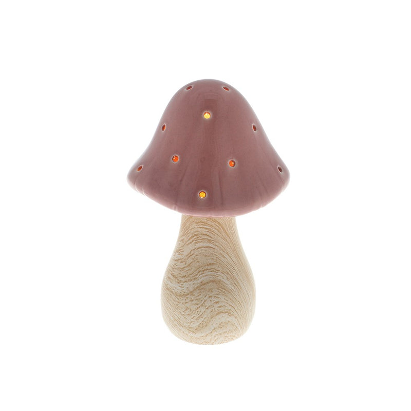 Mushroom Glow Lamp Medium Pink