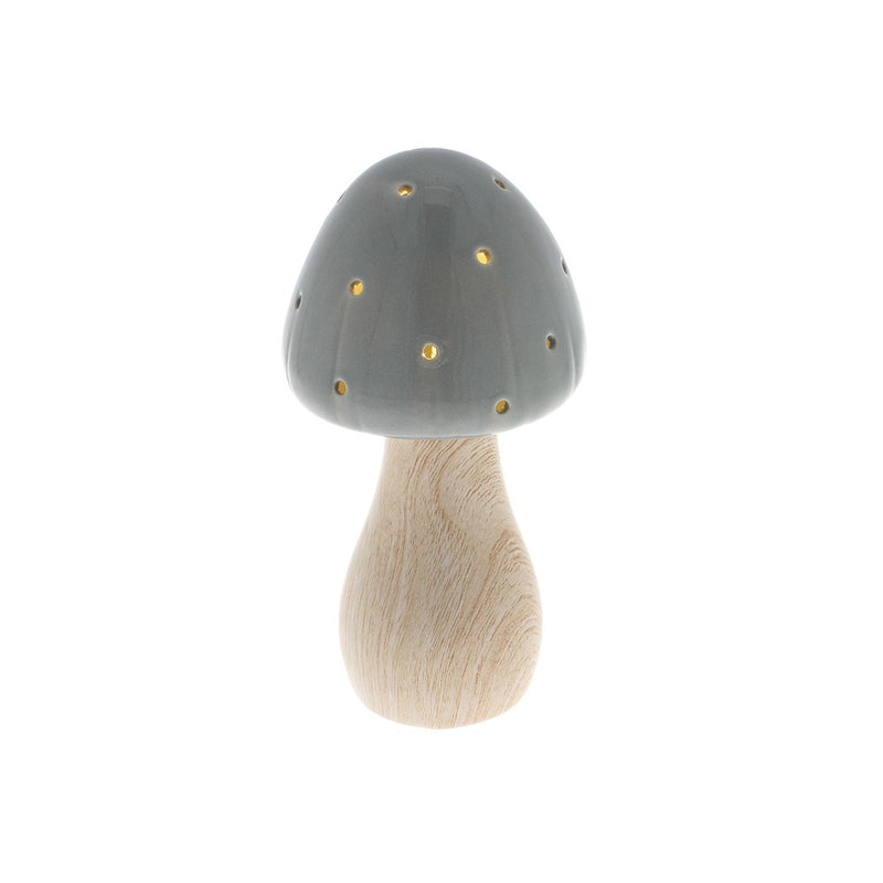 Mushroom Glow Lamp Medium Grey