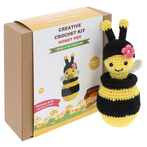 Creative Crochet Bee and Honey Pot kit by Shudehill, craft gift for kids aged 10 plus – Little Monkey Gifts