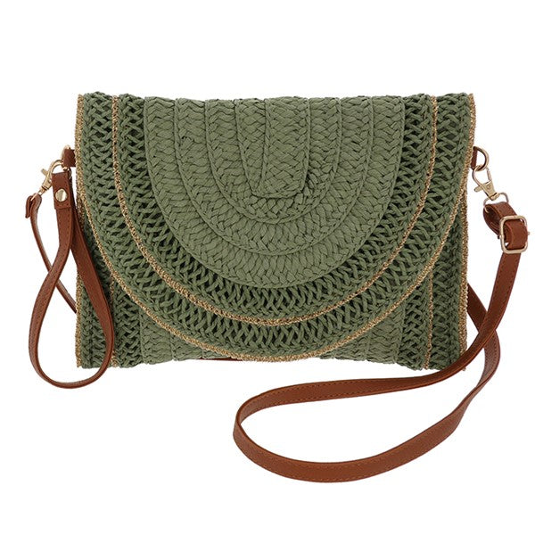 Woven Detail Bag Sage