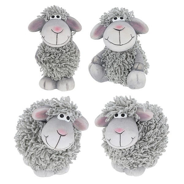 Shaggy Grey Sheep Standing Large