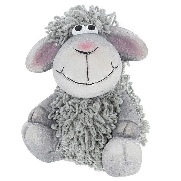 Shaggy Grey Sheep Standing Large