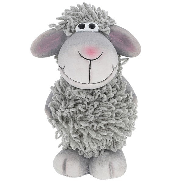 Shaggy Grey Sheep Standing Large