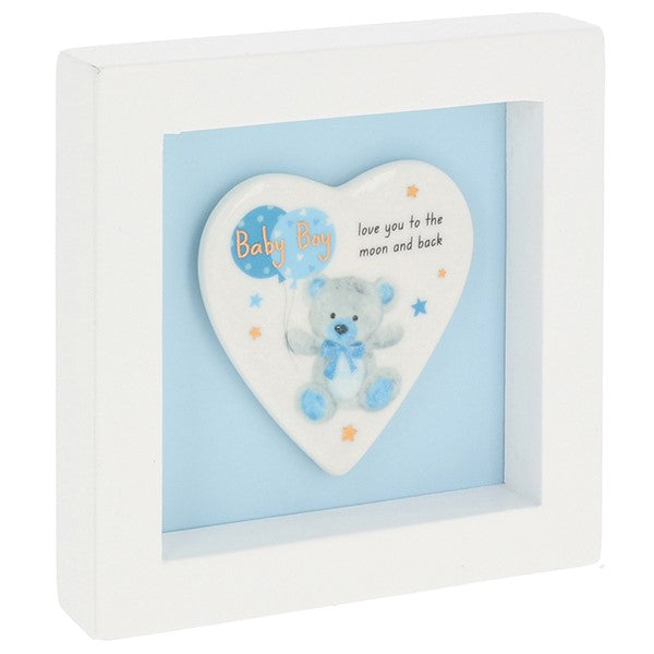 Little Bear Art Plaque Baby Boy