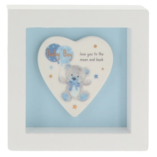 Little Bear Art Plaque Baby Boy