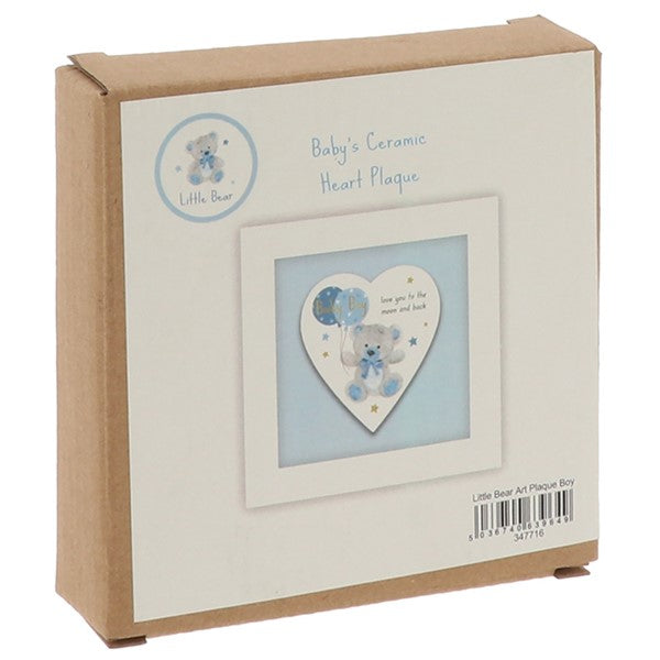 Little Bear Art Plaque Baby Boy