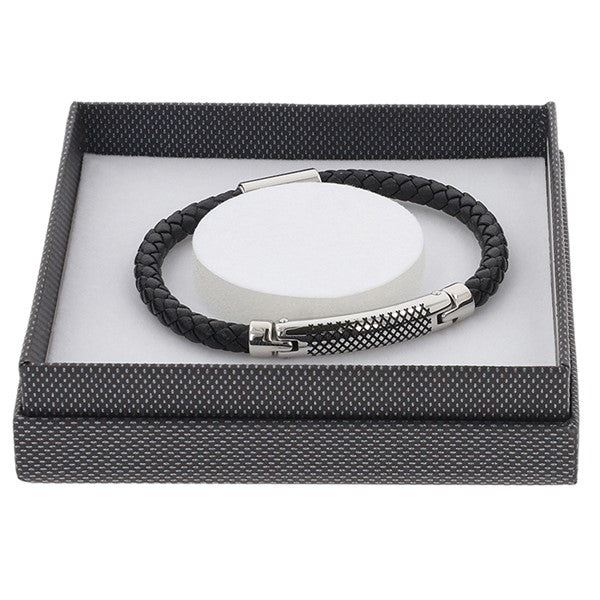 Equilibrium EQ For Men black bracelet in gift packaging — ideal Father's Day gift