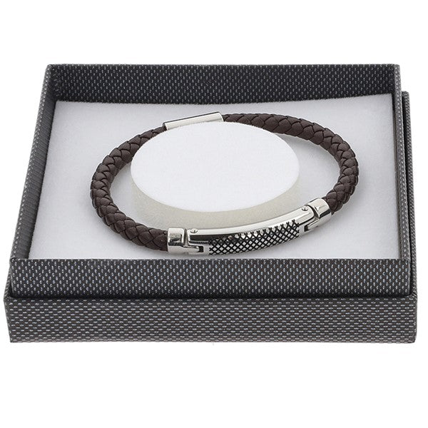 Equilibrium EQ For Men brown bracelet in gift packaging — ideal Father's Day gift