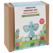 Creative Crochet Blue Elephant Kit by Shudehill — front of packaging