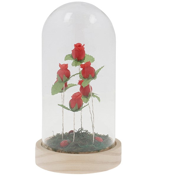 Rose Garden LED Dome Large Red