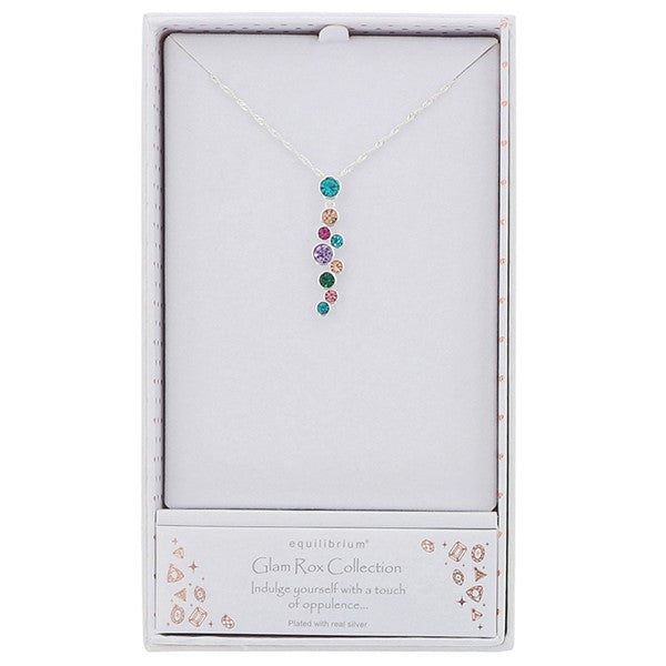 Glam Rox Silver Plated Contemporary Waterfall
