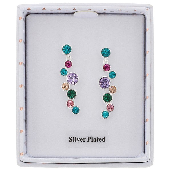 Glam Rox Silver Plated Contemporary Waterfall