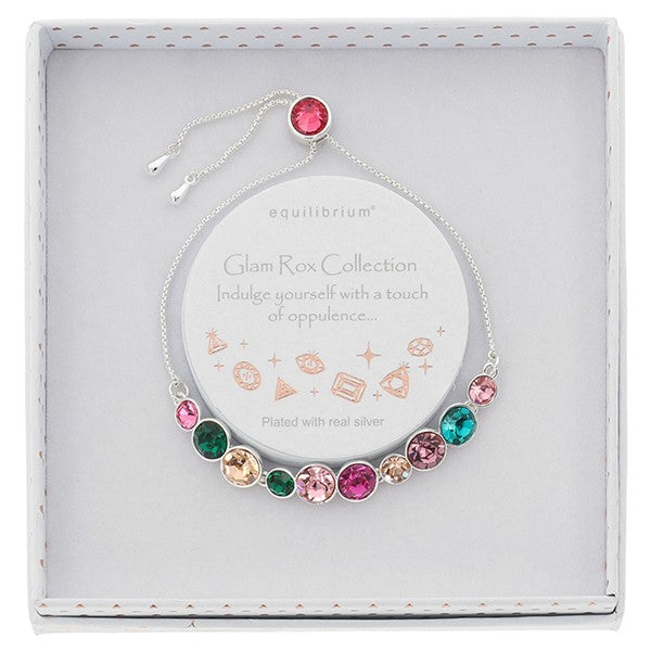 Glam Rox Silver Plated Contemporary Friendship