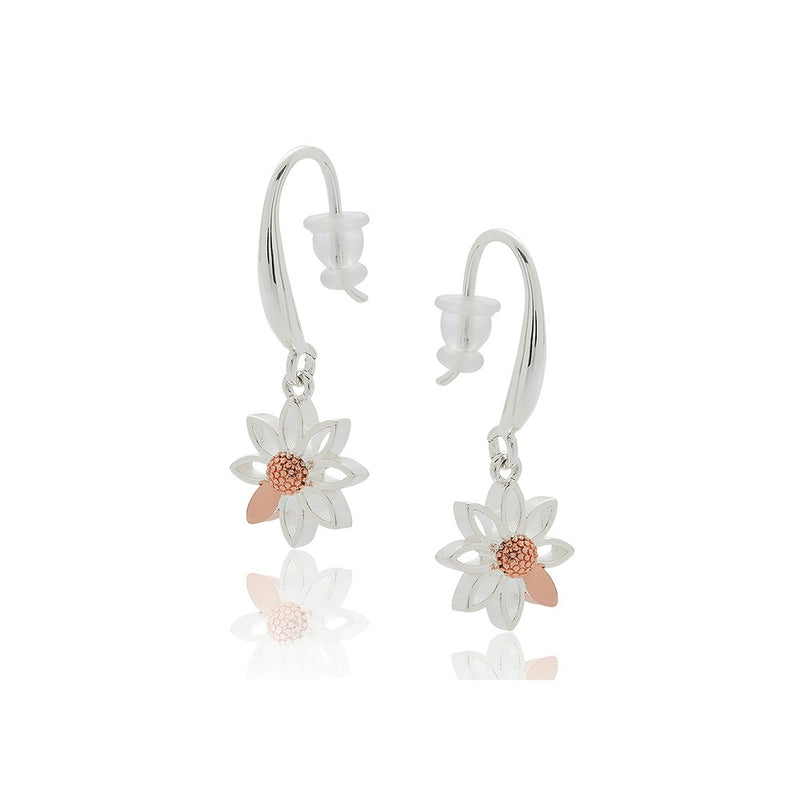Daisy Chain Two Tone Modern Earrings