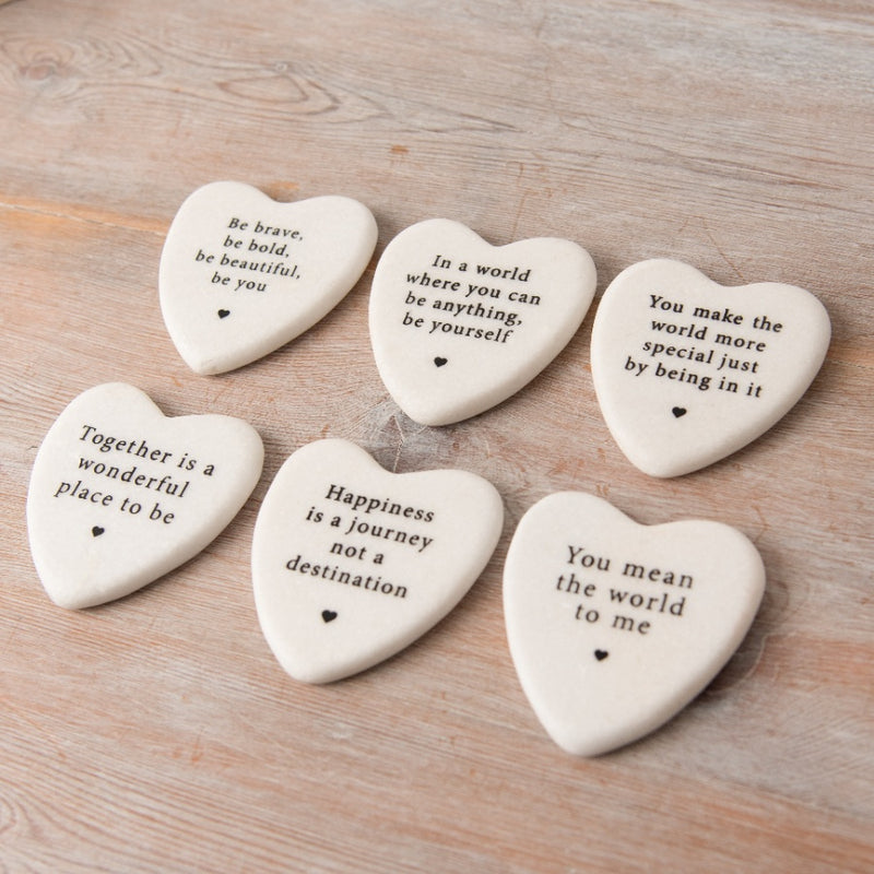 Marble Slogan Heart