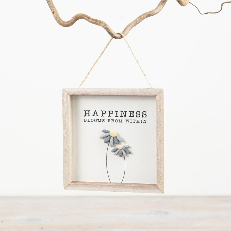 Hanging Plaque - Happiness
