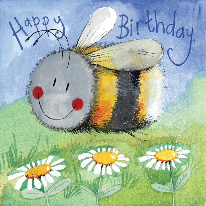 Little Bee Birthday Card