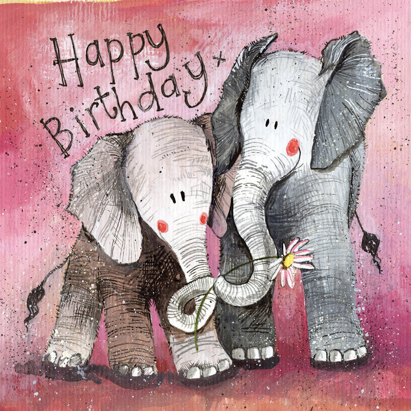 The Two Nellies Happy Birthday Card