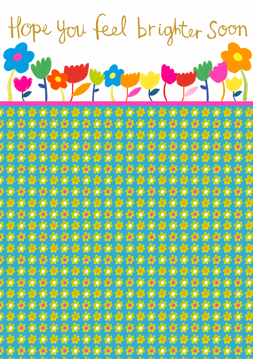 Hope You Feel Brighter Soon get well card by Paper Salad