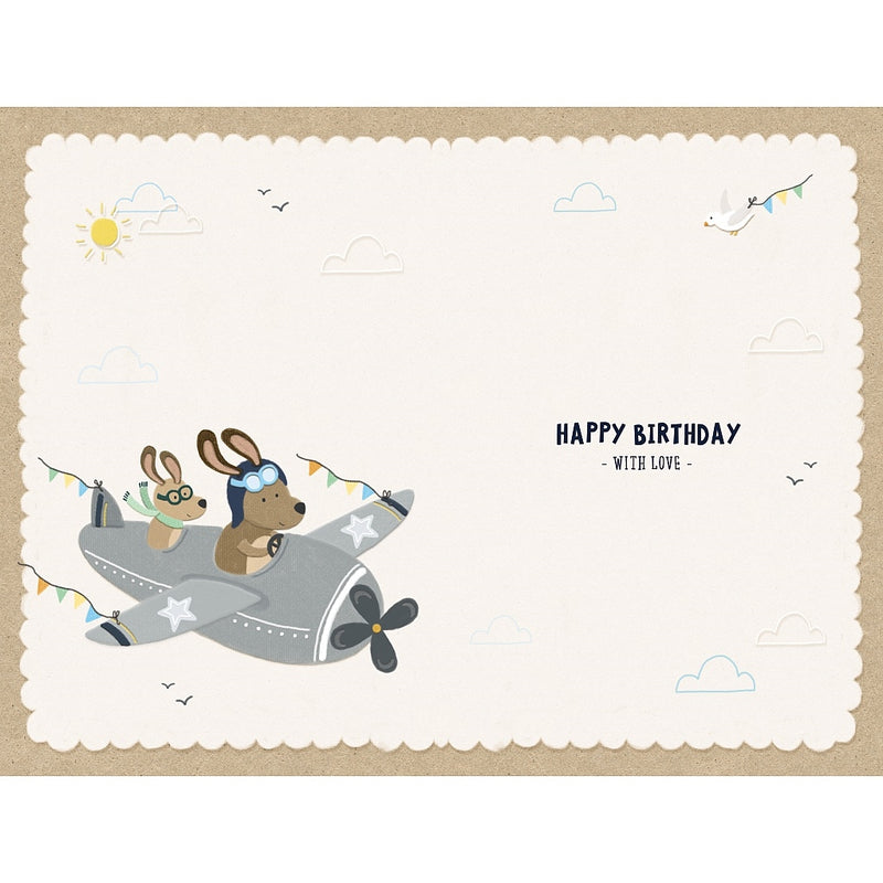 Great Grandson Birthday Aeroplane and Animals