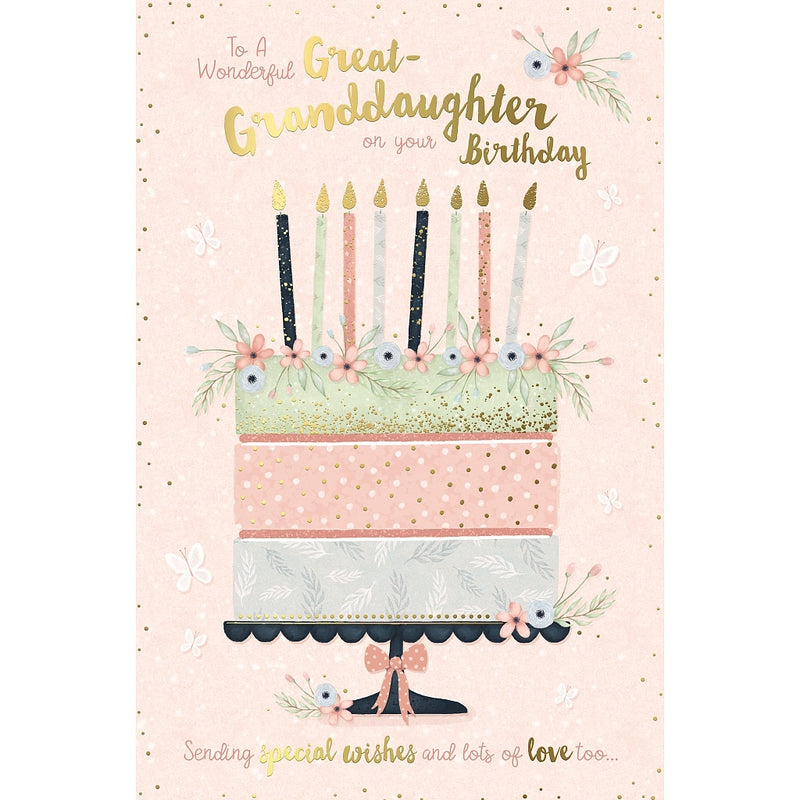 Great Granddaughter Birthday Cake