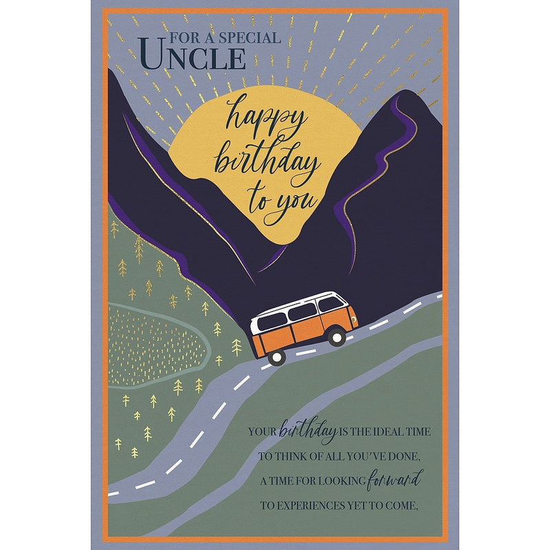Birthday Uncle Camper Van