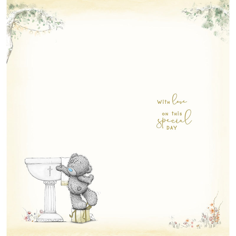 Inside verse of Tatty Teddy confirmation card reading With Love on This Special Day – Little Monkey Gifts