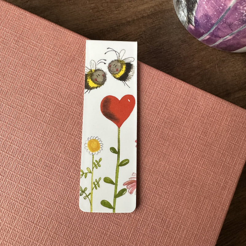 Love Heart Bees Bookmark