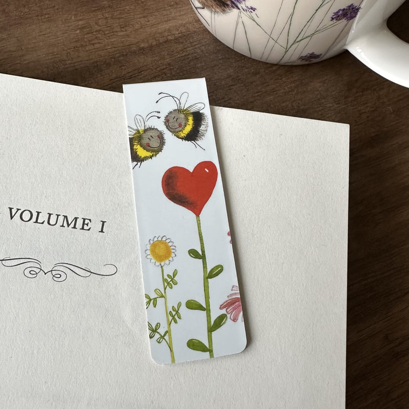 Love Heart Bees Bookmark