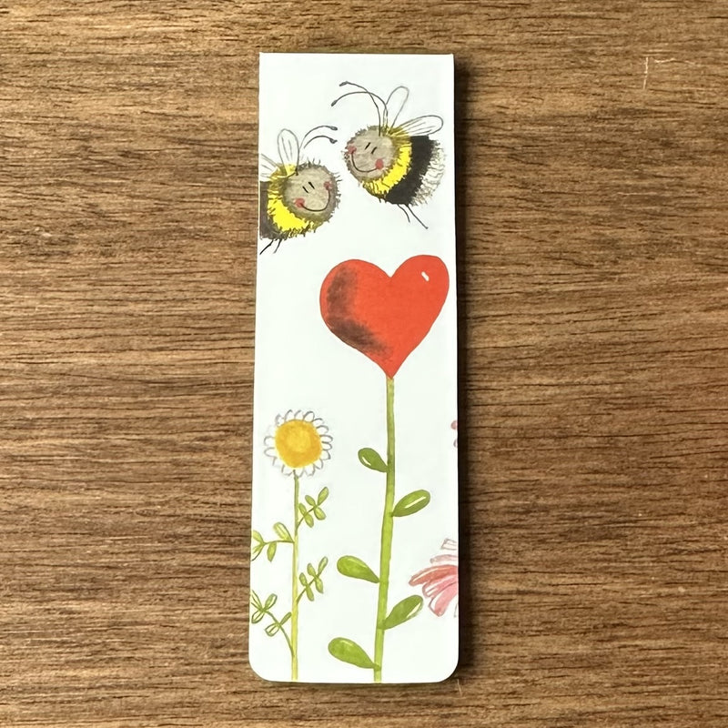 Love Heart Bees Bookmark
