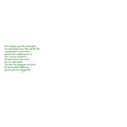 Inside verse of mum sentiment keepsake card showing heartfelt printed message, 5x7 inches