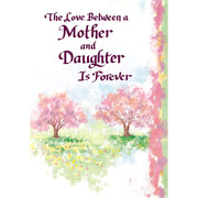 Mother and daughter sentiment keepsake card with heartfelt verse, 5x7 inches, ideal for birthdays and Mother's Day