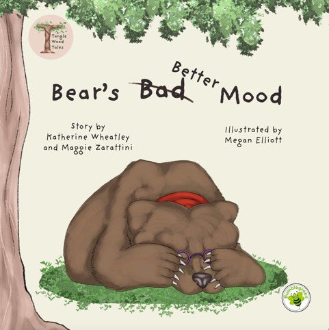 Tangle Wood Tales children's book — Bear's Bad Better Mood, a social story about recognising and managing big emotions for children aged 3 to 6, sustainably printed in the UK