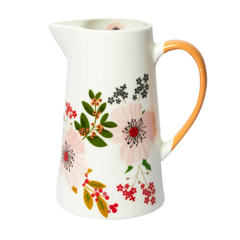 White Rose Ceramic Jug - Large