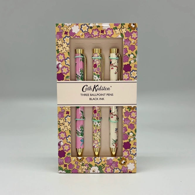 Gift Set 3 Pens - Cath Kidston Flowers