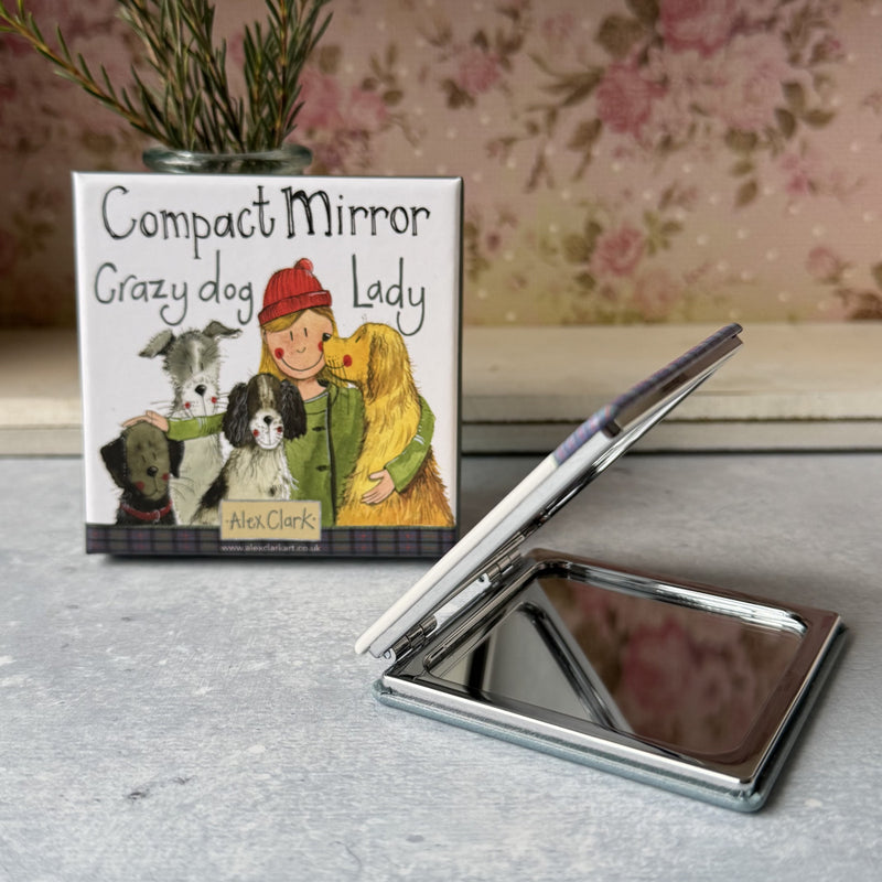 Crazy Dog Lady Compact Mirror