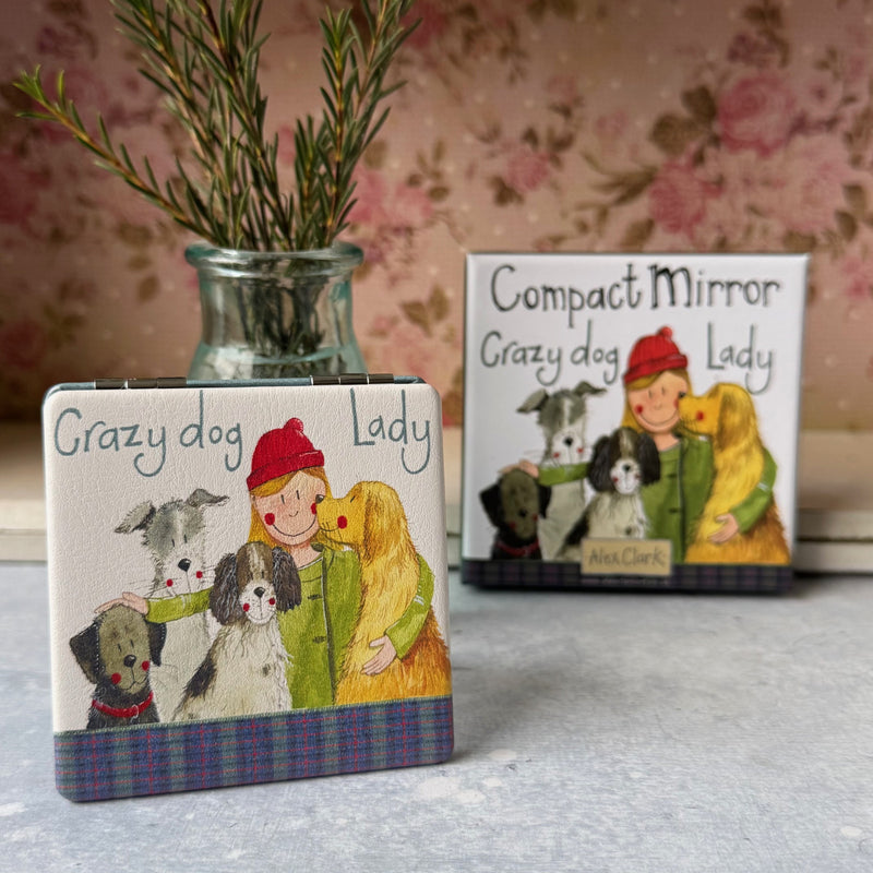 Crazy Dog Lady Compact Mirror