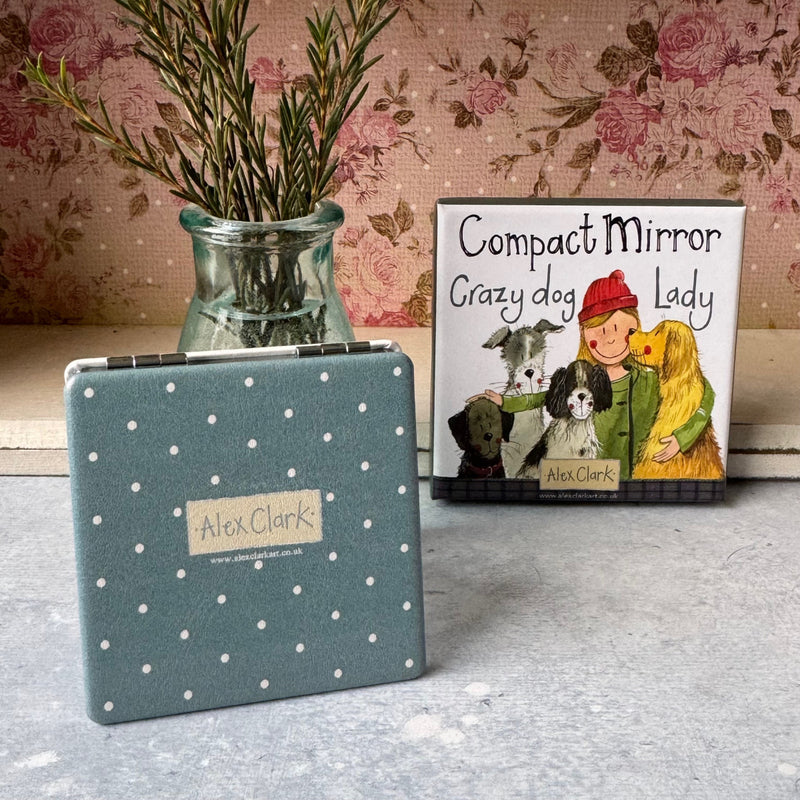 Crazy Dog Lady Compact Mirror