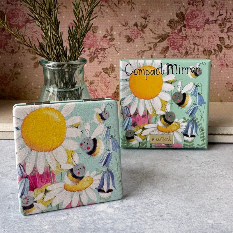 Sunny Bees Compact Mirror
