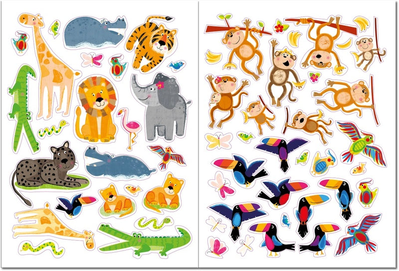 Childrens Sticker Book - Jungle