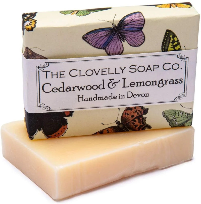 100g Handmade Clovelly Soap - Cedarwood & Lemongrass