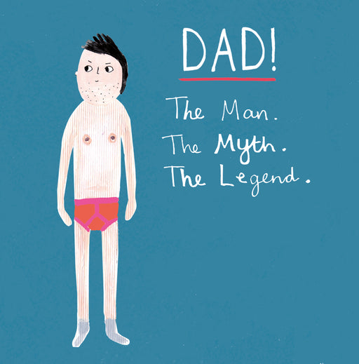 Father's Day card Legend by Paper Salad