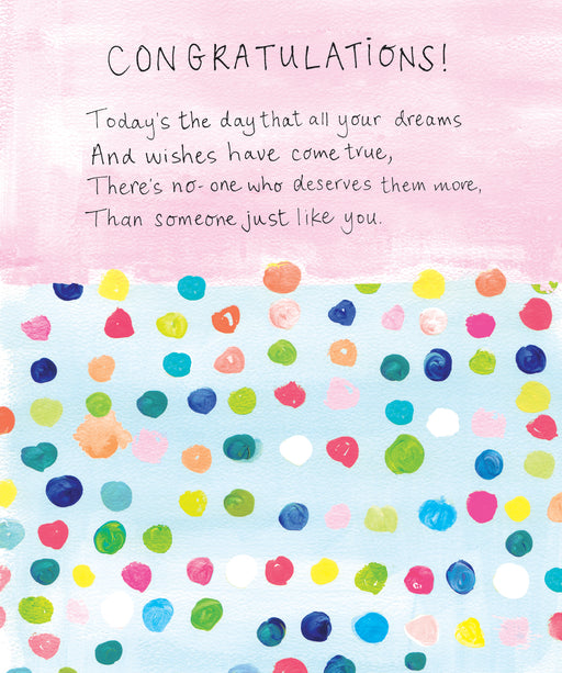 Congratulations Card - Dreams Come True by Paper Salad