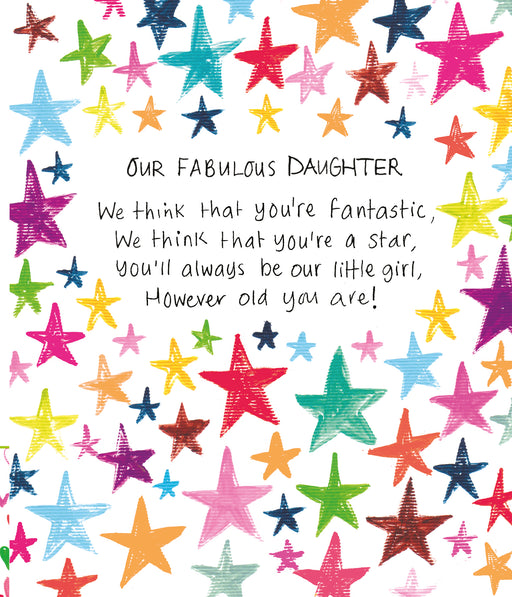 Fabulous Daughter Birthday card by Paper Salad