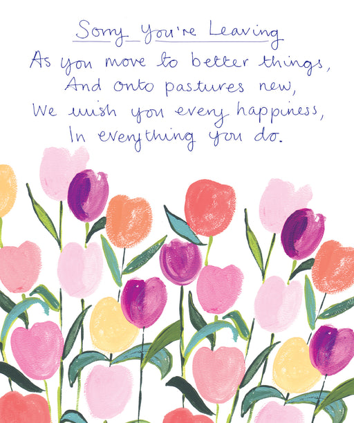 Sorry You're Leaving card by Paper Salad