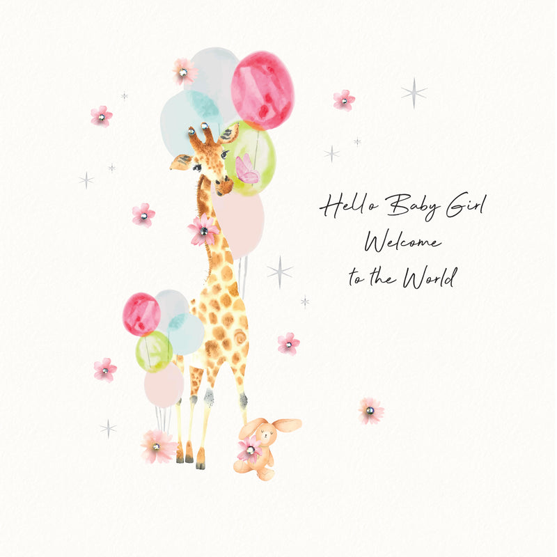 FIVE DOLLAR SHAKE - Hello Baby Girl (Giraffe)