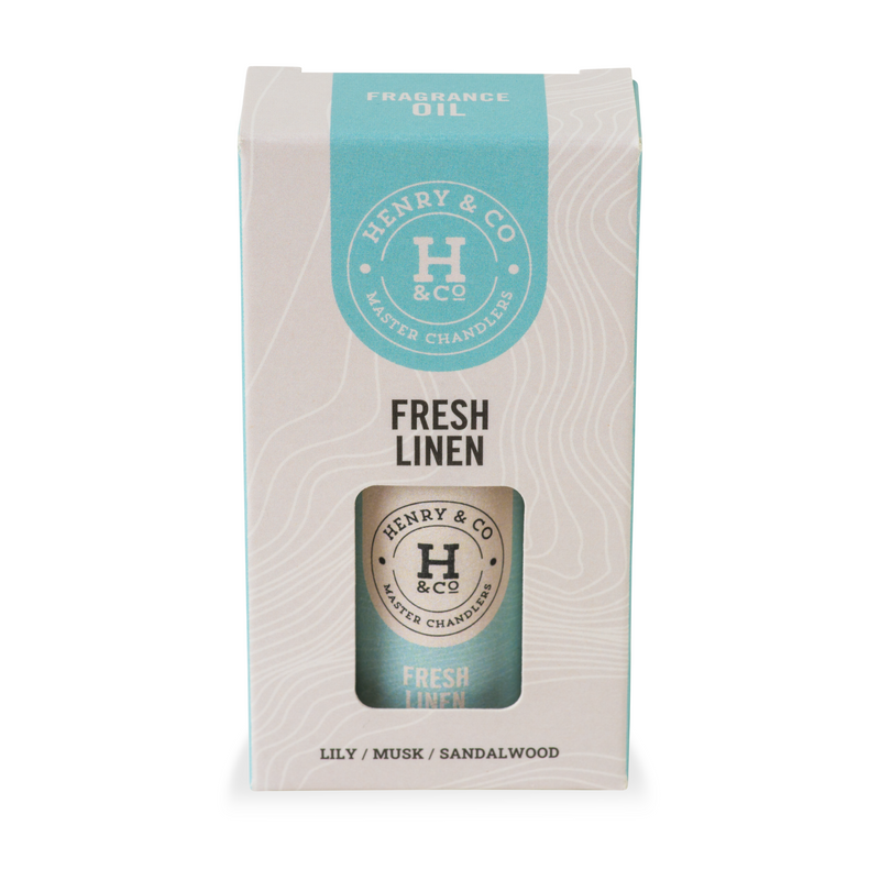Henry & Co Fresh Linen Fragrance Oil 10ml
