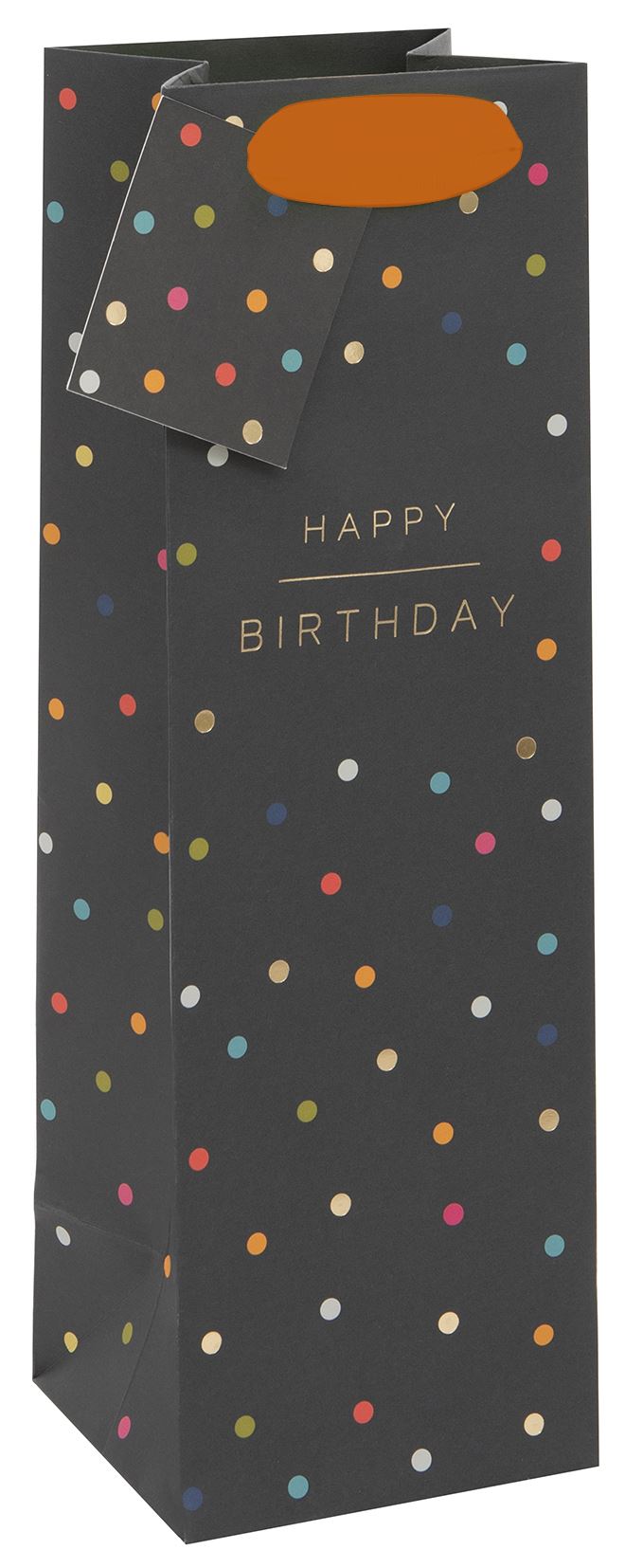 Bottle Bag - Happy Birthday - Spots