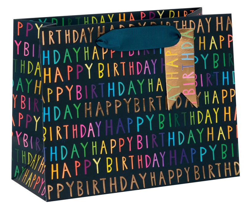 BAG LAND. MED PS H BDAY NAVY